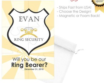 Will You Be Our Ring Bearer Puzzle- Ring Bearer Proposal- Ring Bearer Card- Will You Be Our Ring Bearer Puzzle- Ring Security Wedding Puzzle