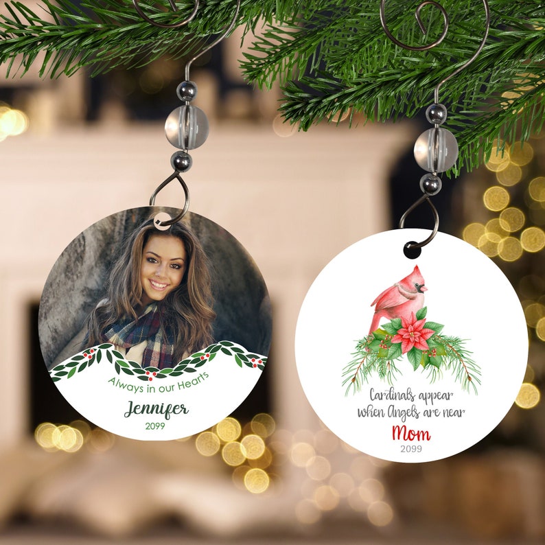 Memorial Christmas Ornament Memorial Ornament Photo - Etsy