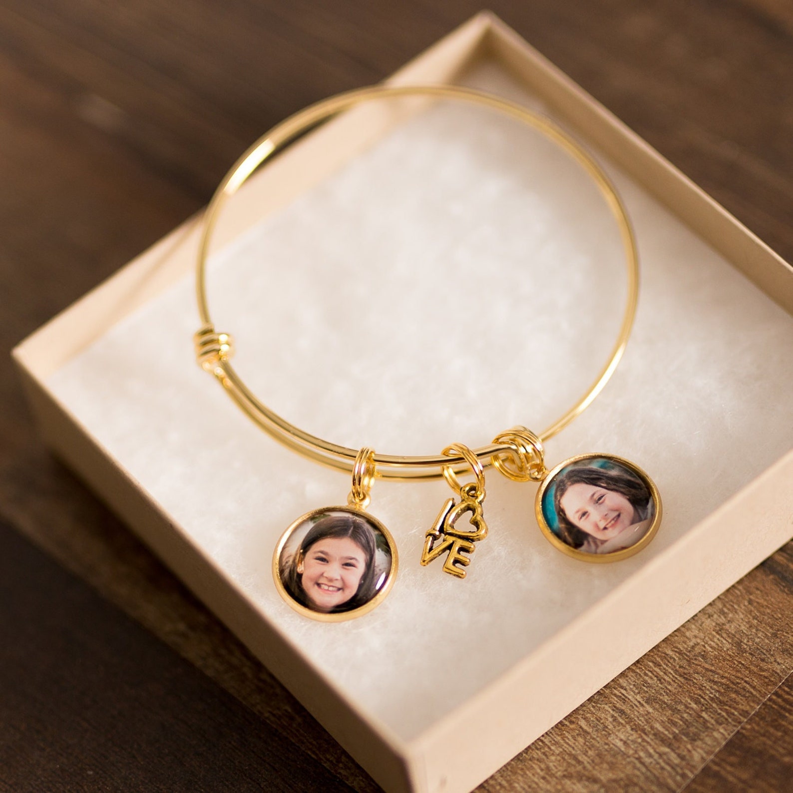 Photo Bracelet Personalized Photo Bracelet Photo Charm Etsy