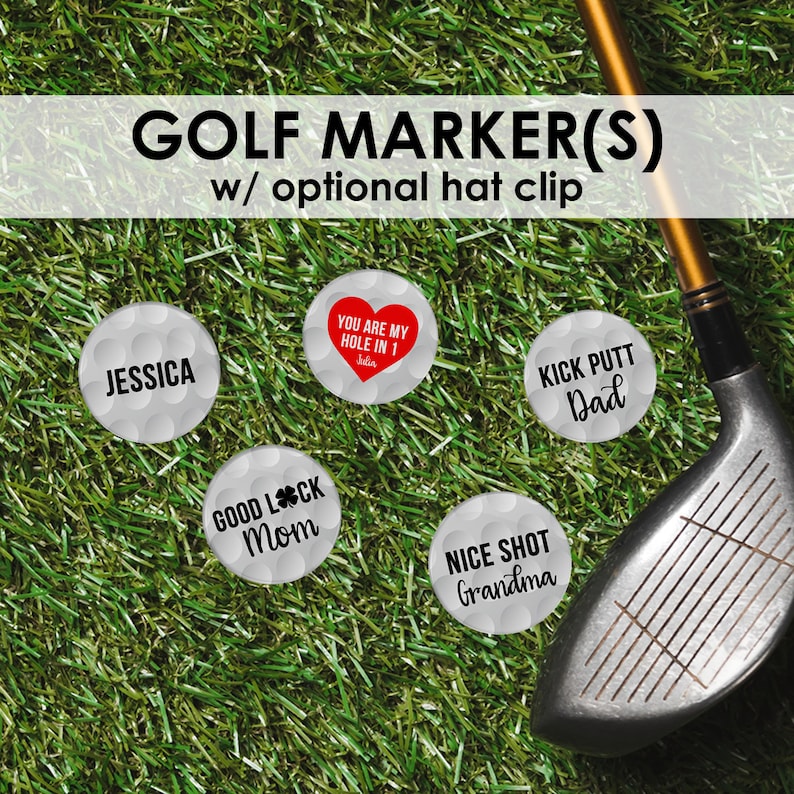 Personalized Golf Marker Personalized Golf Ball Marker Golf Etsy Sweden