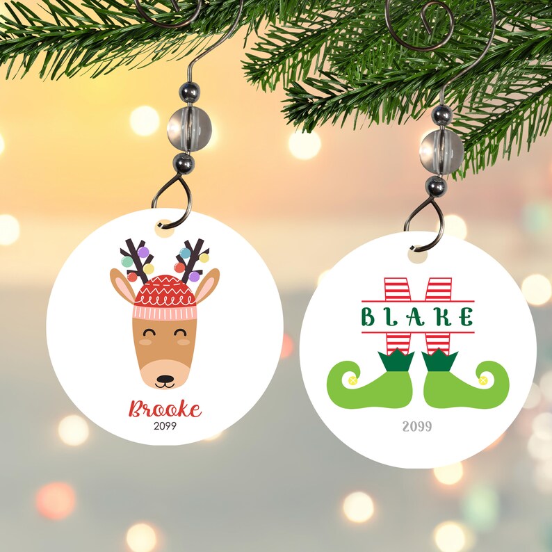 Name Ornament Personalized Kids Christmas Ornament Etsy