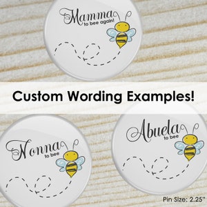 Mommy to Bee Pin Bumble Bee Baby Shower Decorations Baby | Etsy