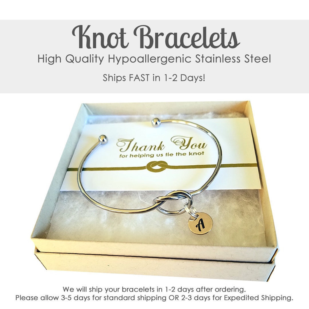Etsy tie the knot bracelet sale