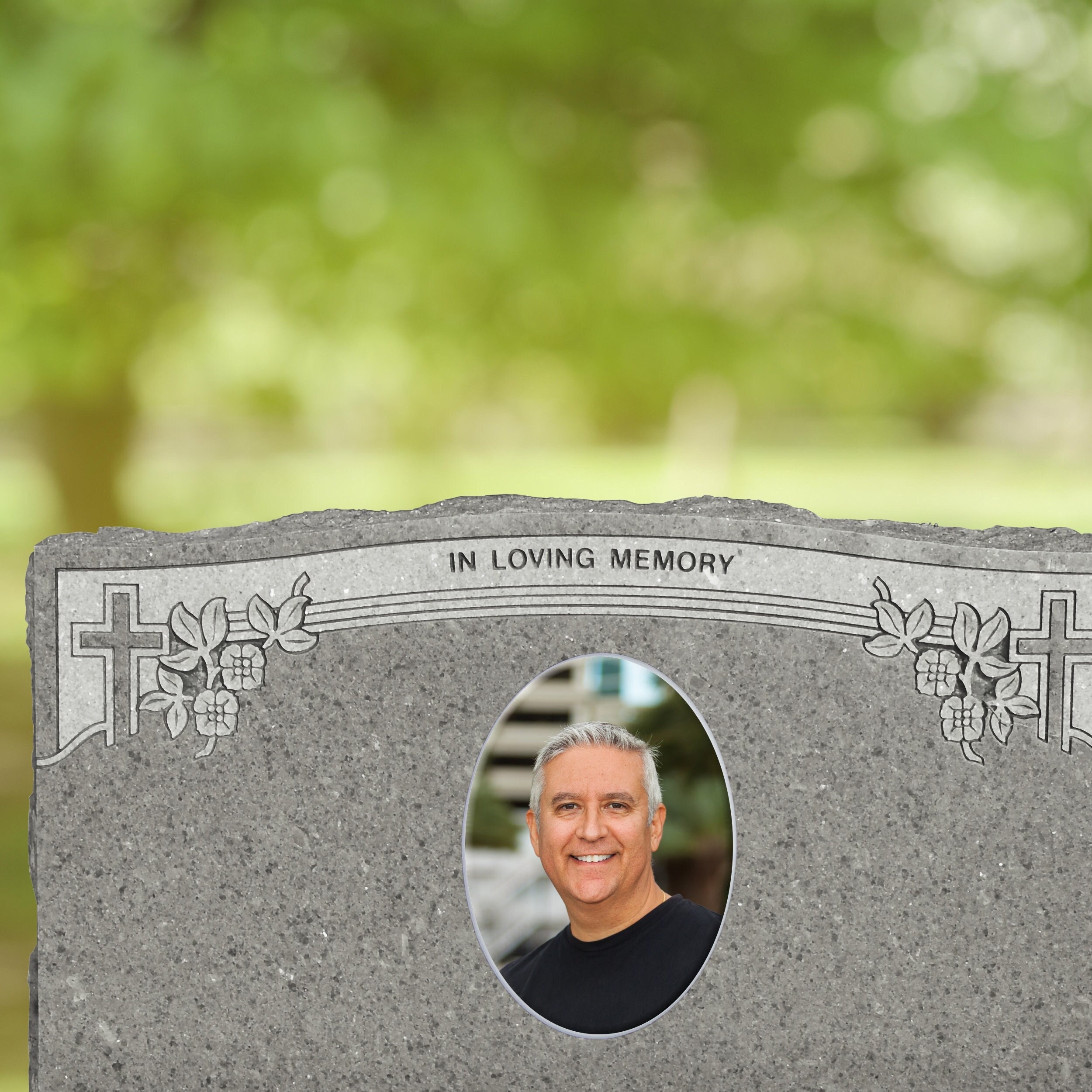 No Fade Headstone Photo- Headstone Picture- Photo Headstone- Picture Headstone- Gravestone Picture- Mausoleum Decoration- Grave Photo