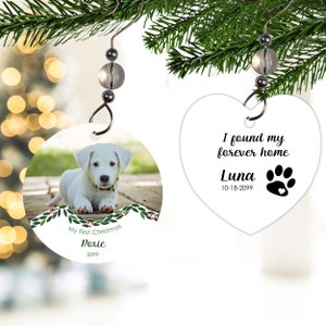 Dog Christmas Ornament Personalized Dog Ornament Pet Memorial Ornament Custom Ornament Pet Ornament Pet Christmas Ornament Dog Memorial image 9