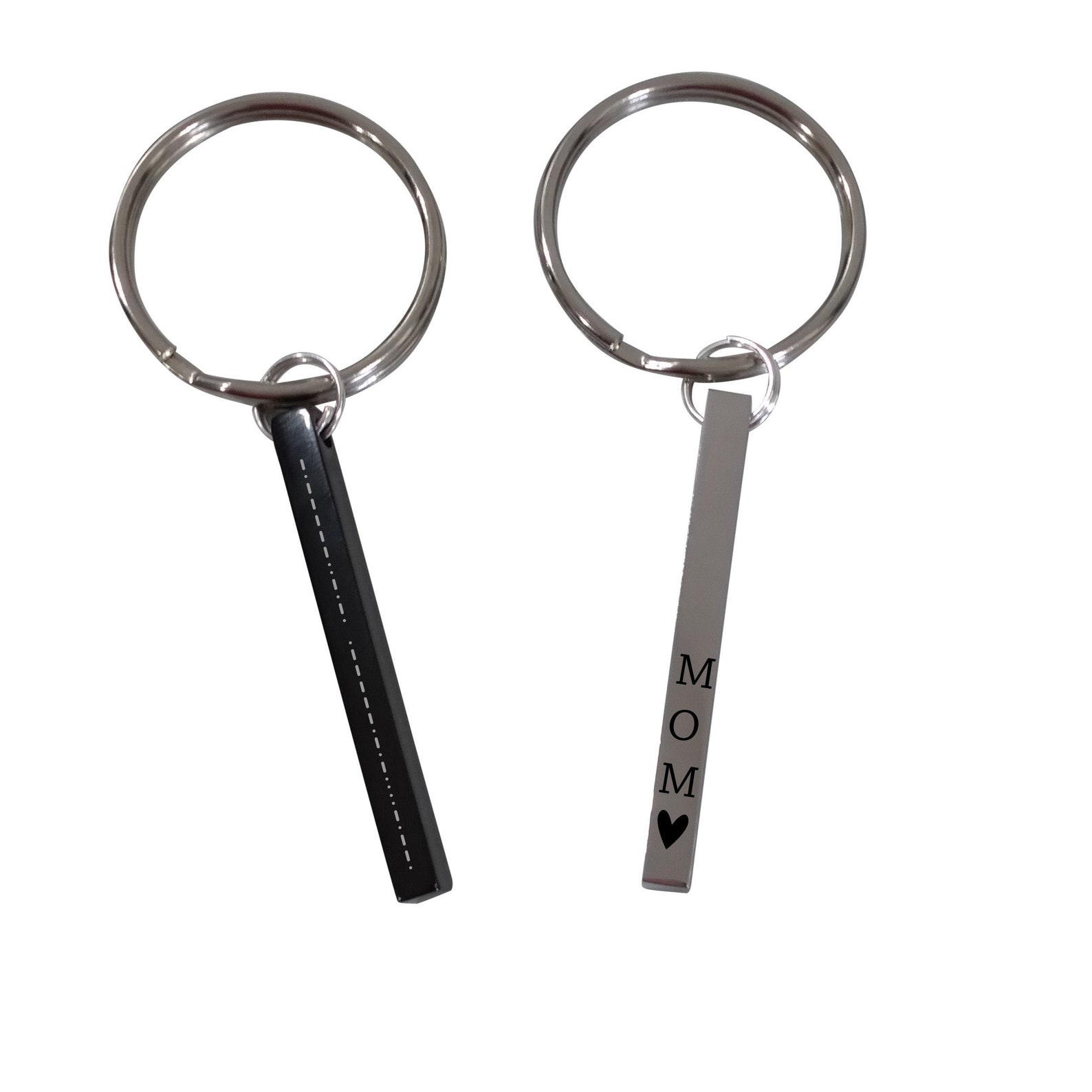 Personalized Bar Keychain Bar Keychain Personalized Bar Key Etsy UK