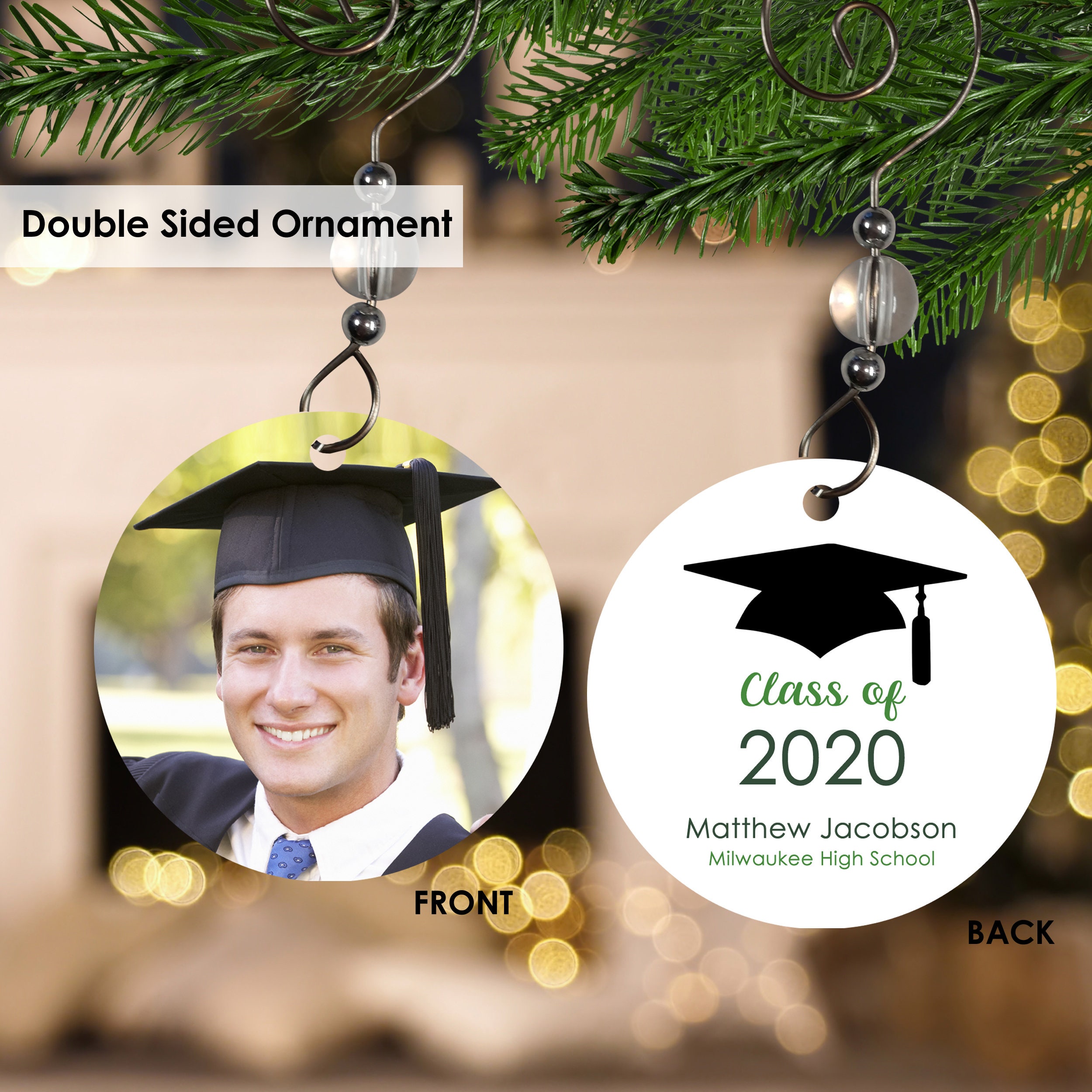 Graduation Ornament Graduation Christmas Ornament College | Etsy