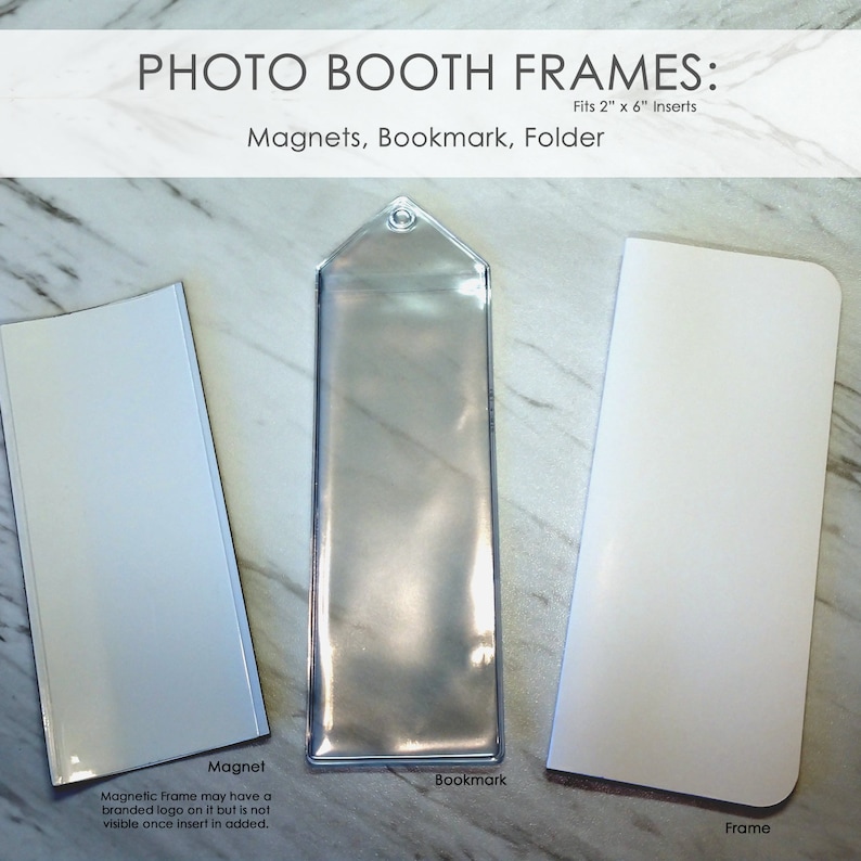 50 Photo Booth Frame Photo Booth Frames Wedding Photo Booth Wedding Favors Wedding Photo Frame Wedding Photo Inserts PLUS Mag Frames image 3