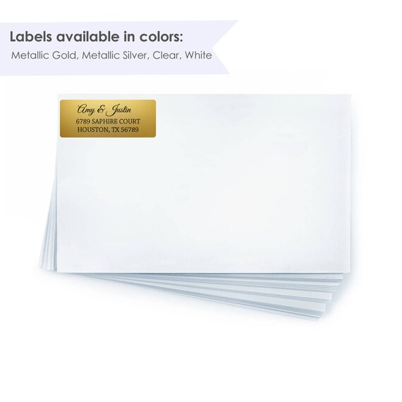 clear address labels clear