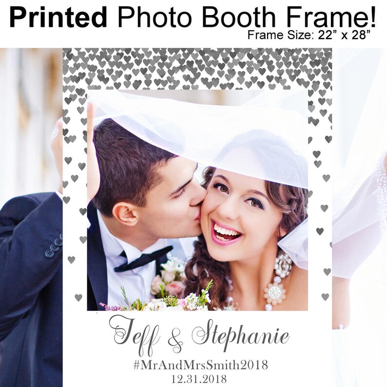 Wedding Photo Booth Frame Engagement Party Photo Booth Frame Etsy