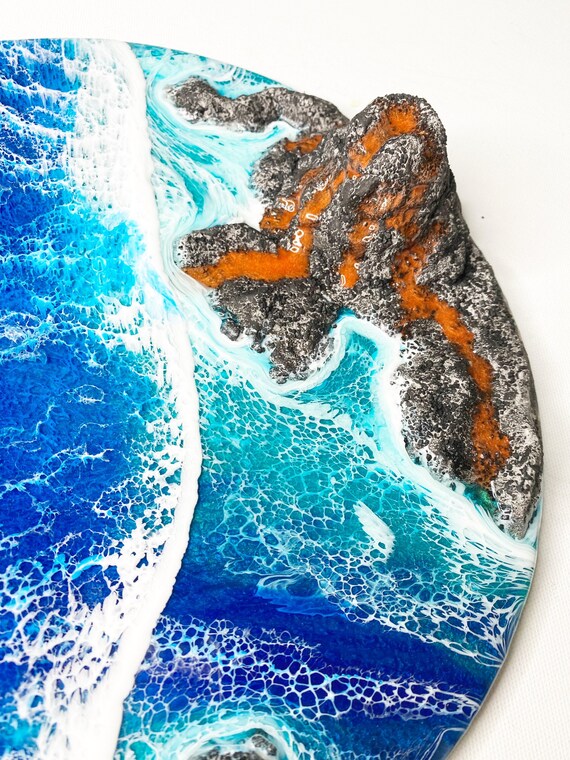 Art & Collectibles Other Assemblage Ocean Wall Art Hawaii Art 3D Art