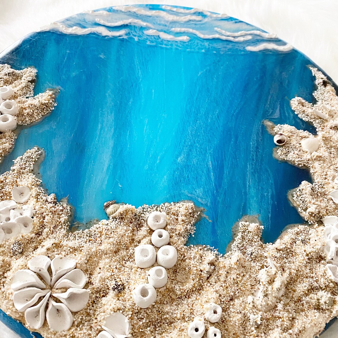 16 Resin Beach Wall Art Resin Ocean Art Beach Decor Waves Etsy