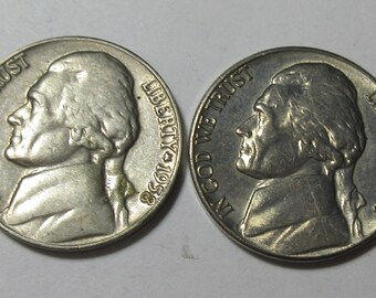 #E212A 1954-PDS Jefferson Nickels