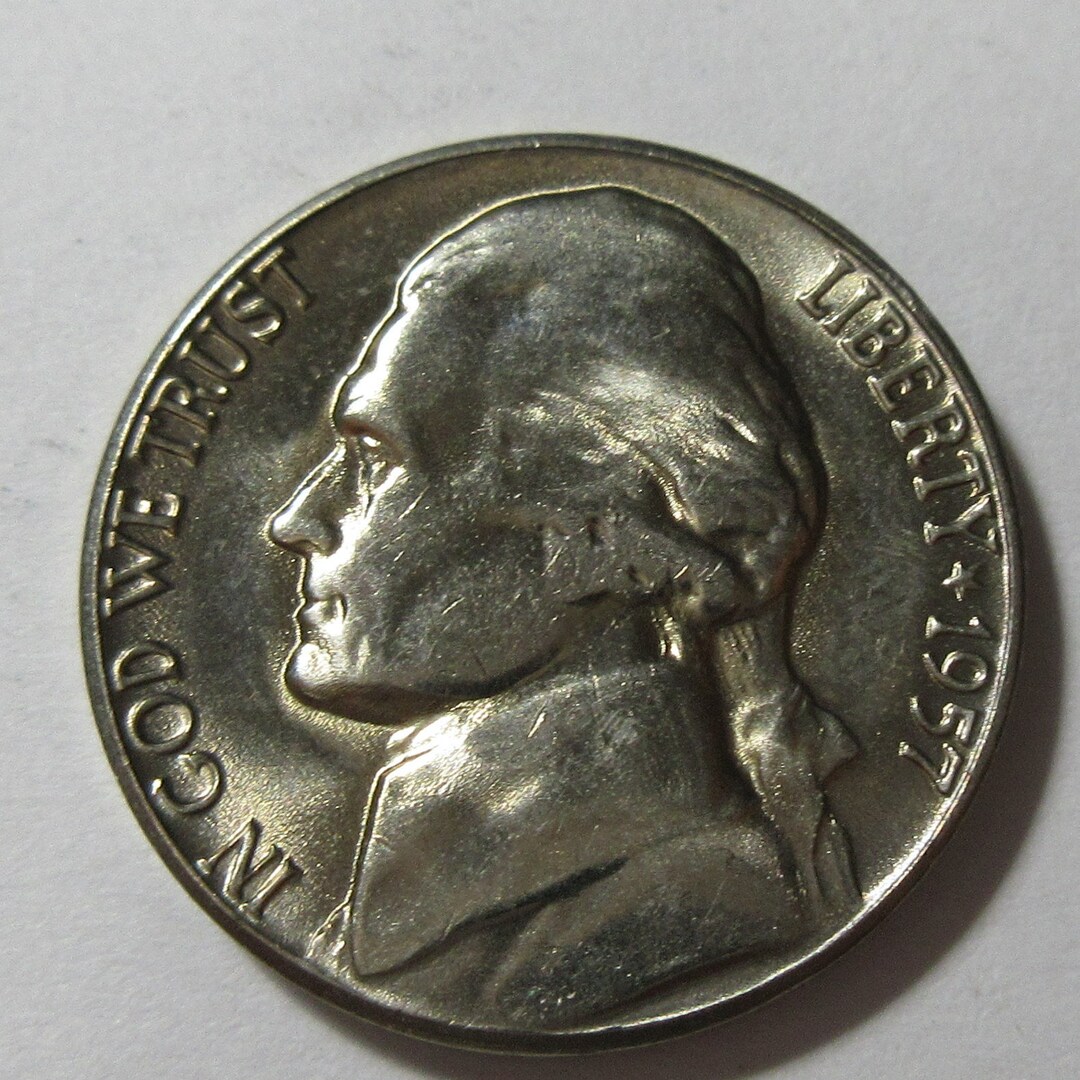 1957-D Jefferson Nickel (#E712K) - Etsy
