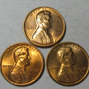 1970-PDS Lincoln Cents (#E1018OO)