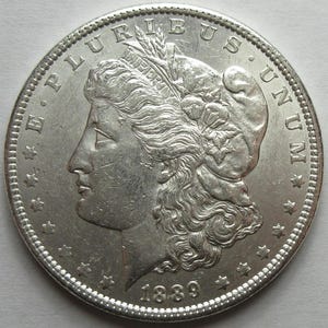 1889 Silber Morgan Dollar -UNZ- (#E57S)