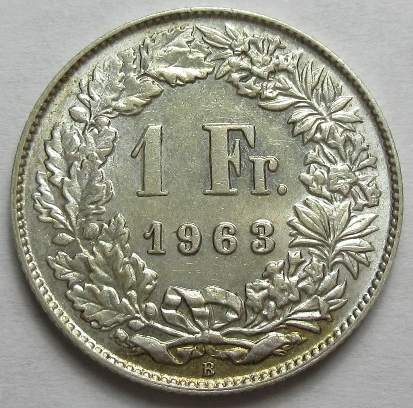 ★Depp★　外国貨幣　スイスフラン：150CHF　ユーロ　：25EUR 1963-B Switzerland One Franc 83.5% Silver (#e85f) - Etsy