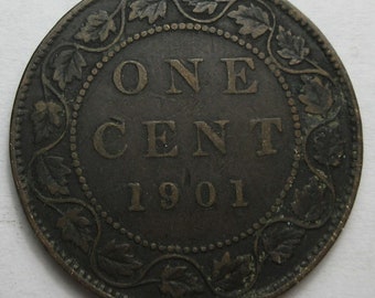 1970 Canada Bronze One Cent Coin - Canadian Penny - Etsy