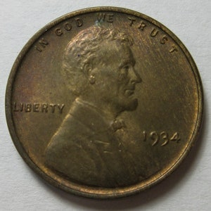 1934 Lincoln Wheat Cent -Nice UNC- (#E531T)