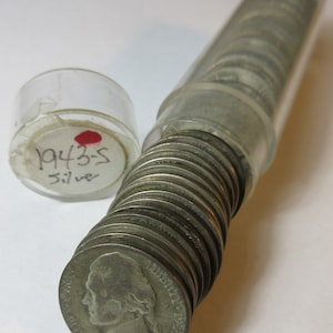 1943-S Silver Jefferson Nickel Roll (#E710u)