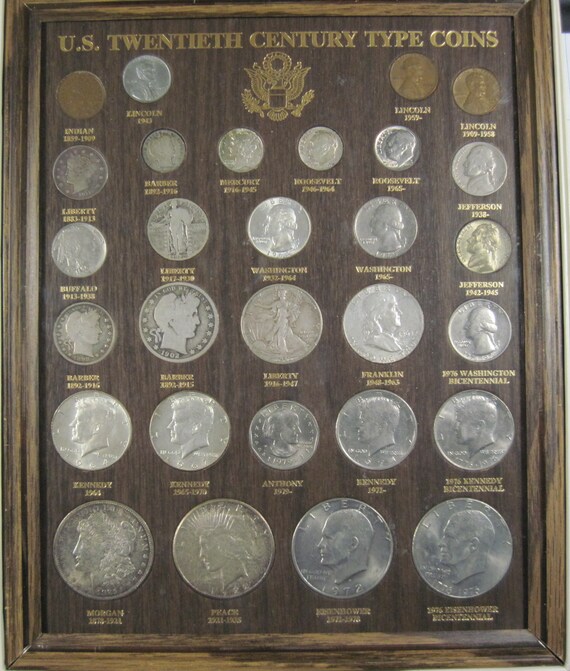 US 20th century type coins-