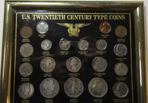 Complete United States 20th Century Type Set (#e528b) - Etsy