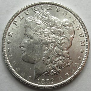1889 Silber Morgan Dollar -AU- (#E57Q)