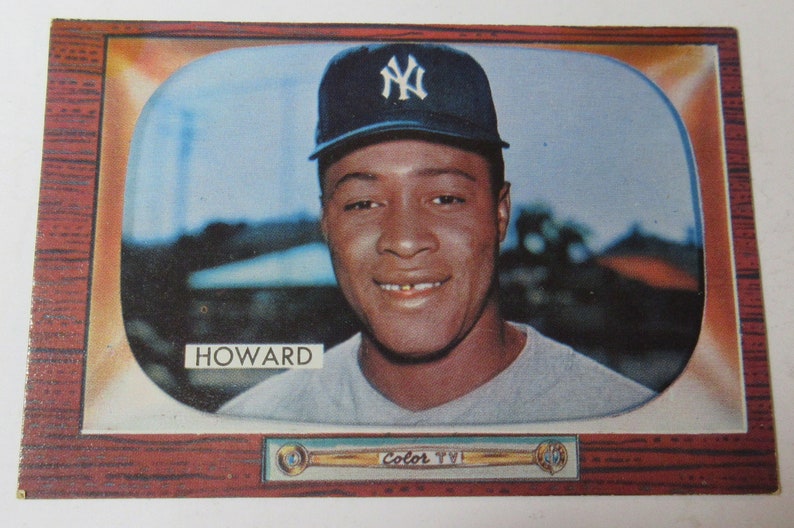 1955 Elston Howard Rookie Baseball Bazooka #68 #E71OO