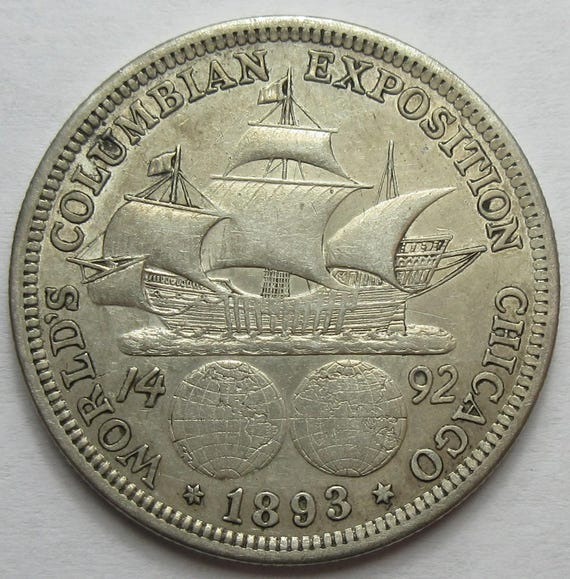 1893 Columbian Exposition Commemorative Half Dollar (#E514L) - Etsy