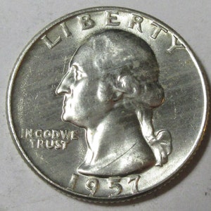 1957-D Washington Quarter (#E1121OO)
