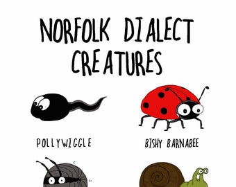 Norfolk Dialect Creatures card A6