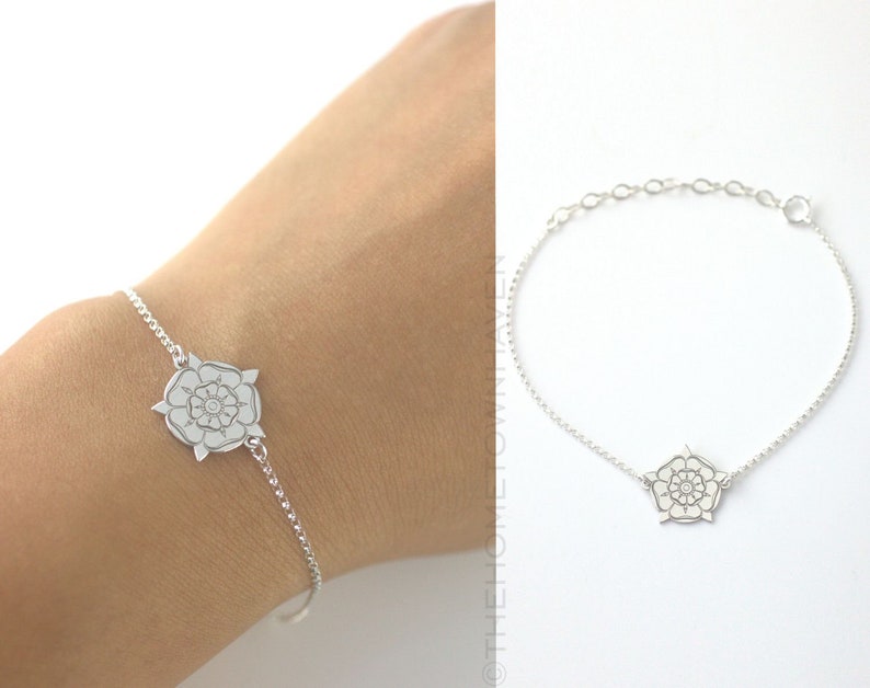Yorkshire Rose Bracelet Yorkshire jewelry Yorkshire Etsy