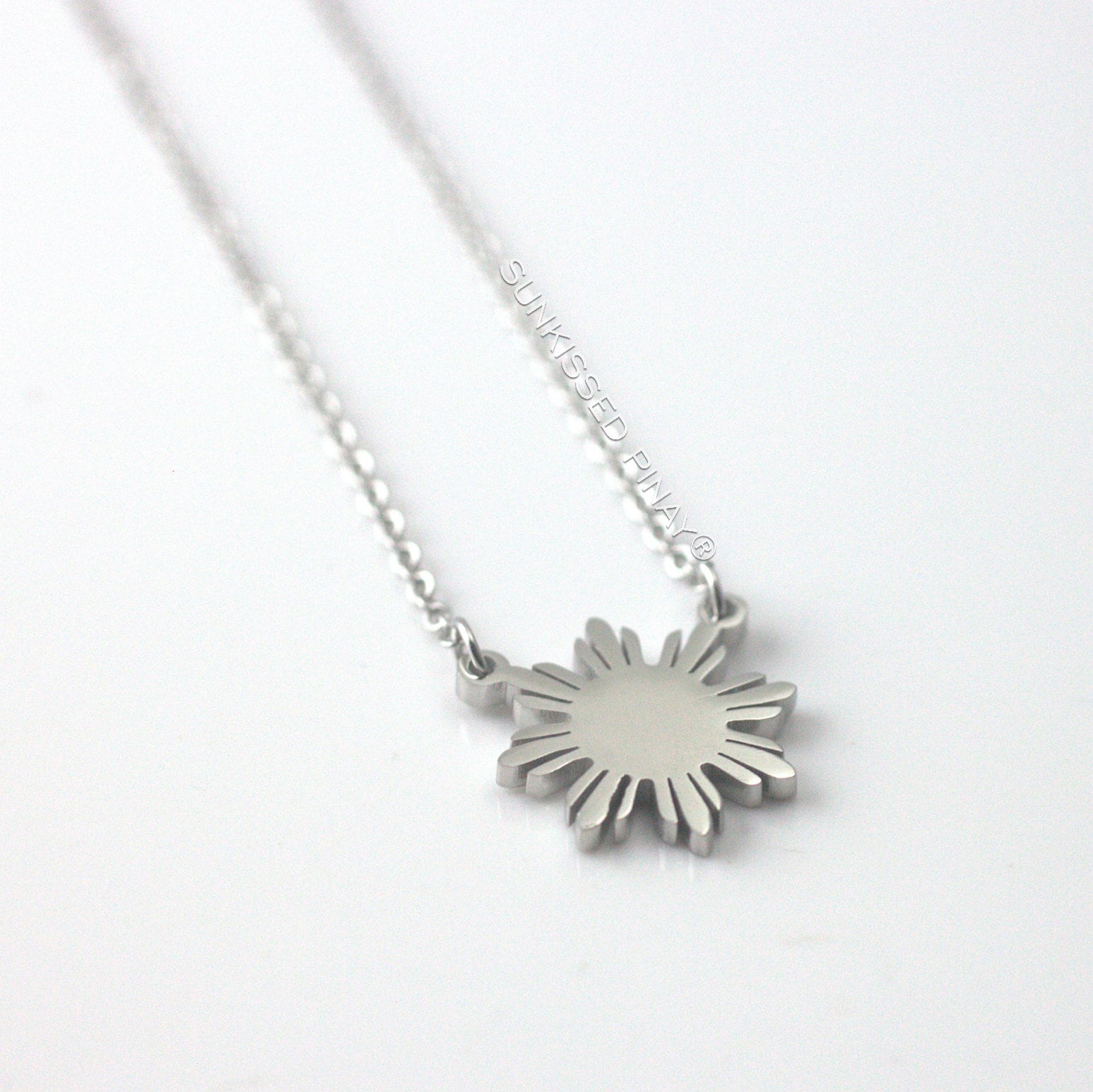 Philippine Heart Sun Necklace