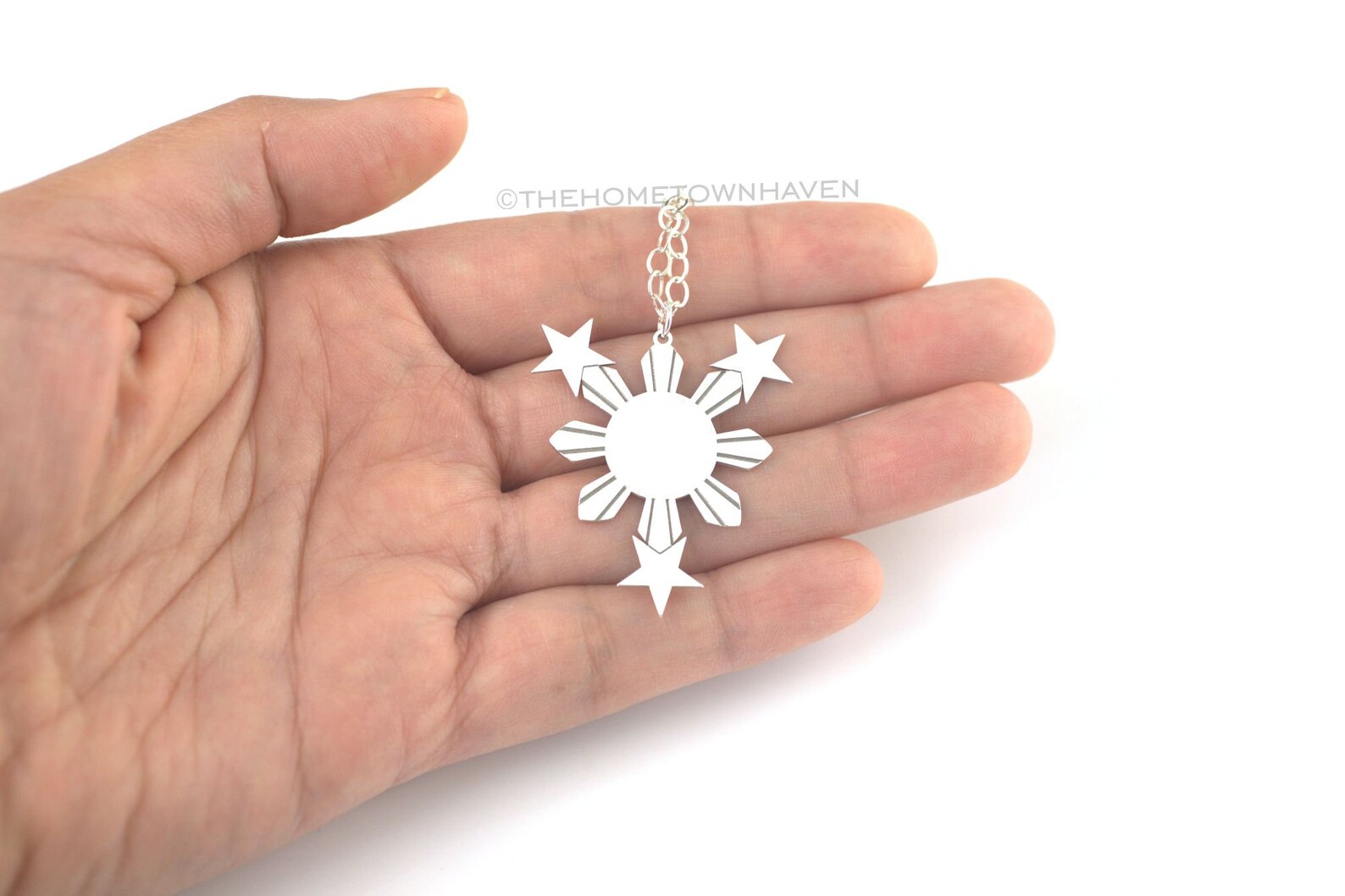 Philippines Sun Necklace Mens Philippines star necklace Etsy