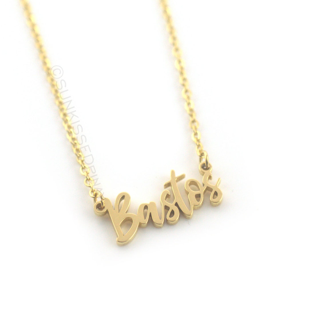 Bastos Necklace Philippines Jewelry, Tagalog Necklace, Filam Culture