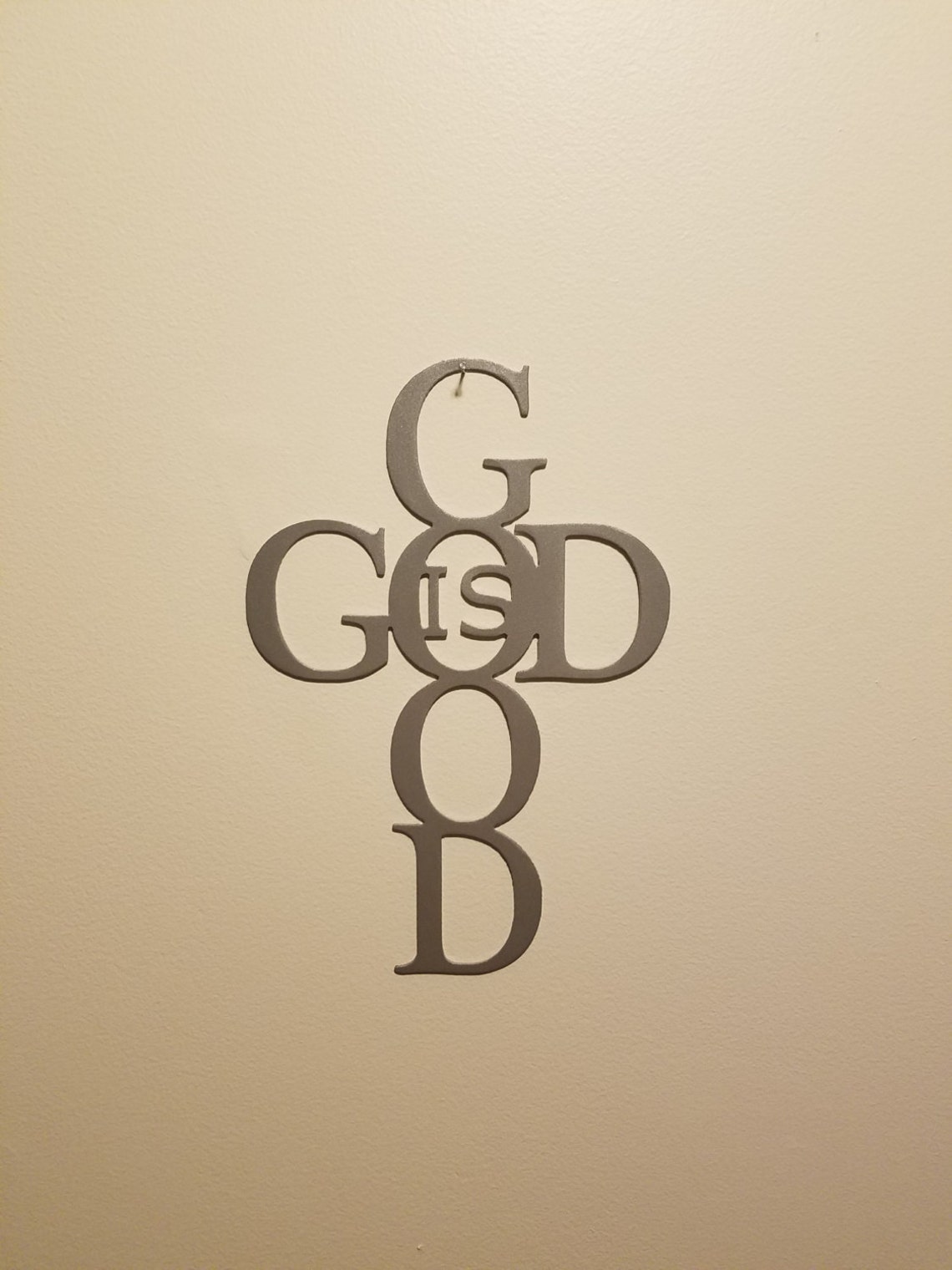 God is Good Metal Sign Powder Coated or Raw Steel Etsy