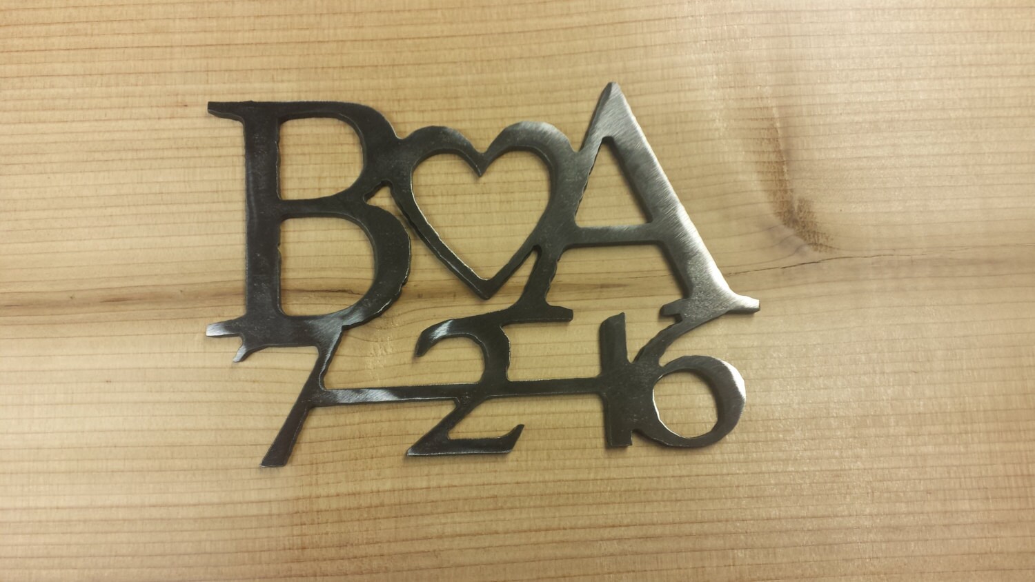 Custom Branding Iron with Initials and Date Wedding Branding Etsy
