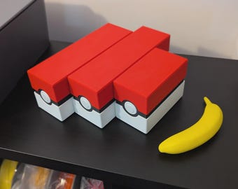 Storage box for Pokemon Cards - STL File | 2 Sizes Included.
