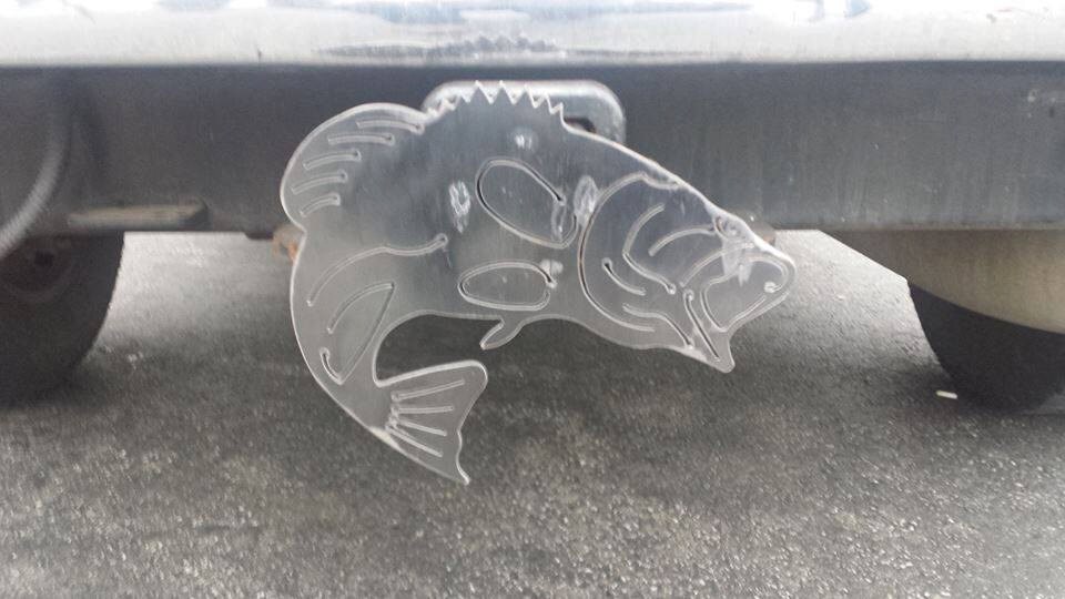 Bass Fish Hitch Cover Fish Hitch Cover Truck Accessories Etsy