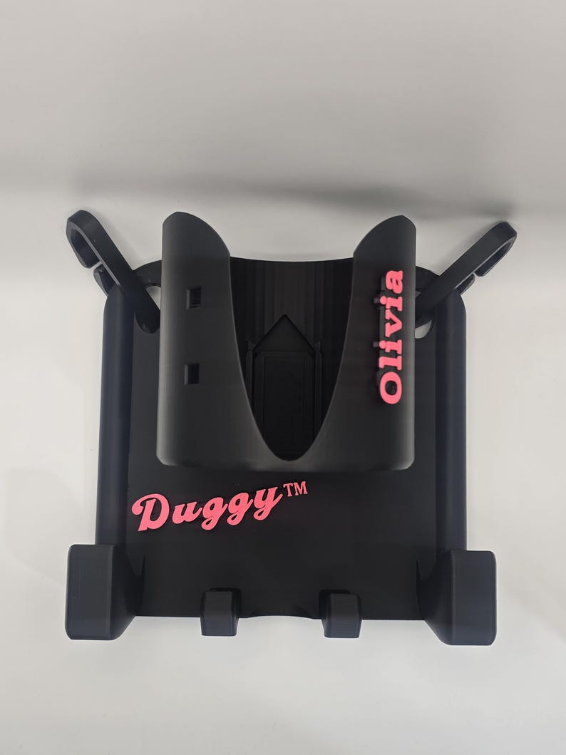 Duggy™ Personalized Dugout Organizer | Baseball Fence Gear Holder | Bat Helmet Glove Drink Holder | Softball Player Gift | Dugout Caddy image 2