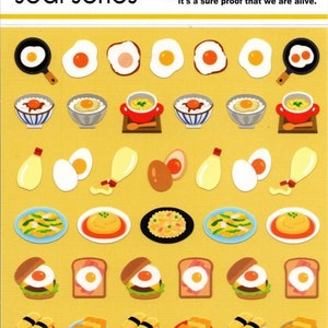 Egg Stickers - Japanese Food Stickers - Food Stickers