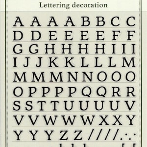 Pegatinas del alfabeto - Pegatinas ABC - Pegatinas con letras negras