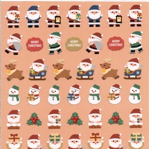Nikolaus Sticker - Sticker Schneemann - Sticker Weihnachten