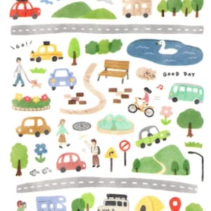 Travel Stickers - Masking Tape Stickers