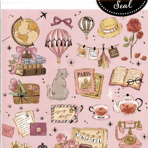 Stickers chats - Stickers fleurs - Phoque de Choupinet - Stickers vague d'esprit