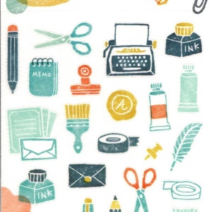 Stationery Stickers - Paper Stickers - Mind Wave