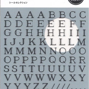 Stickers alphabet - Stickers ABC - Stickers lettres