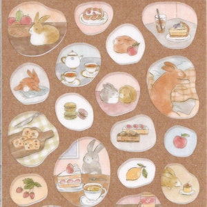 Kaninchen Aufkleber - Papier Aufkleber - Mind Wave Aufkleber