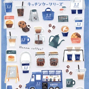 Pegatinas de cafetería - Pegatinas de Kotori Machi - Pegatinas de ondas mentales