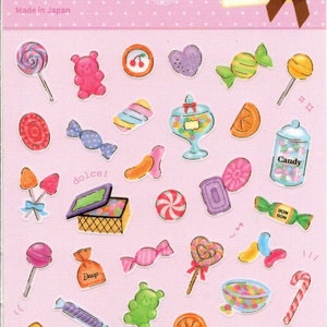 Süßigkeiten Aufkleber - Candy Stickers